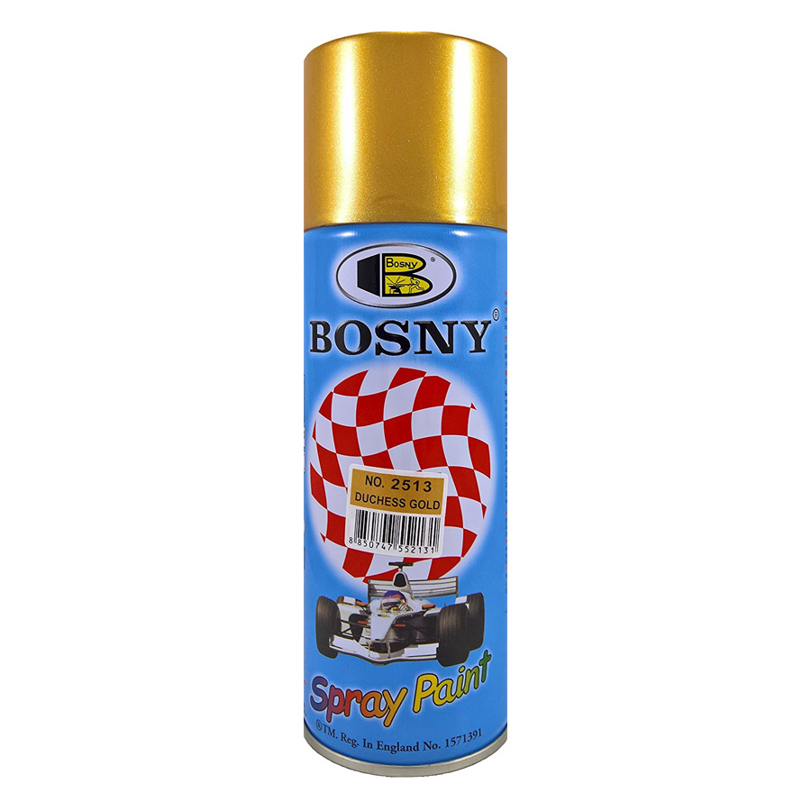 2513 Metallic Duchess Gold Aerosol Paint Bosny       